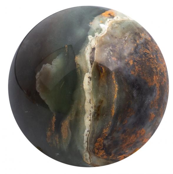 Шар из камня офиокальцит 5 см 124841