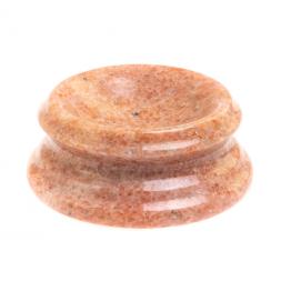Подставка под шар из розового мрамора 8х8х3 см