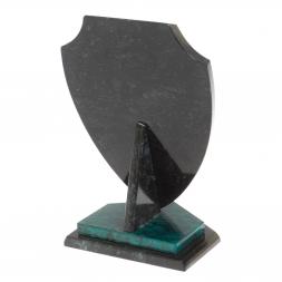 Сувенир "Щит с гербом России" камень змеевик 11х7х16 см