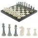 Шахматы &amp;quot;Стаунтон&amp;quot; доска 40х40 см мрамор / змеевик 129351