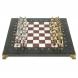 Шахматы &amp;quot;Атлас&amp;quot; доска 28х28 см из камня мрамор лемезит фигуры металлические 122697