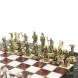 Шахматы &amp;quot;Атлас&amp;quot; доска 28х28 см из камня мрамор лемезит фигуры металлические 122697