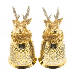 Стопки перевертыши &amp;quot;Олень&amp;quot; 70 мл 2 шт Златоуст