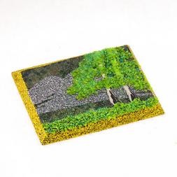 Магнит с рисунком "Плитка" змеевик