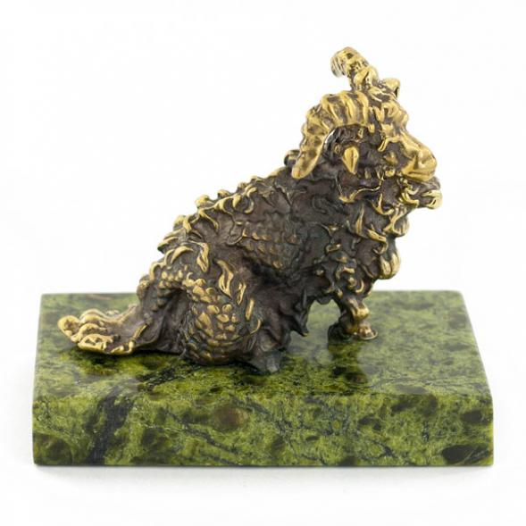 Сувенир статуэтка знак зодиака &amp;quot;Козерог&amp;quot; бронза камень 116095