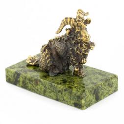 Сувенир статуэтка знак зодиака &amp;quot;Козерог&amp;quot; бронза камень