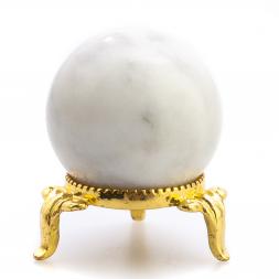 Шар из белого мрамора 3,5 см
