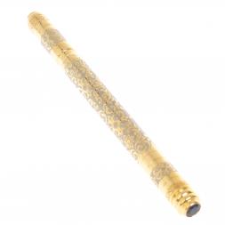 Подарочная ручка с синим фианитом Златоуст