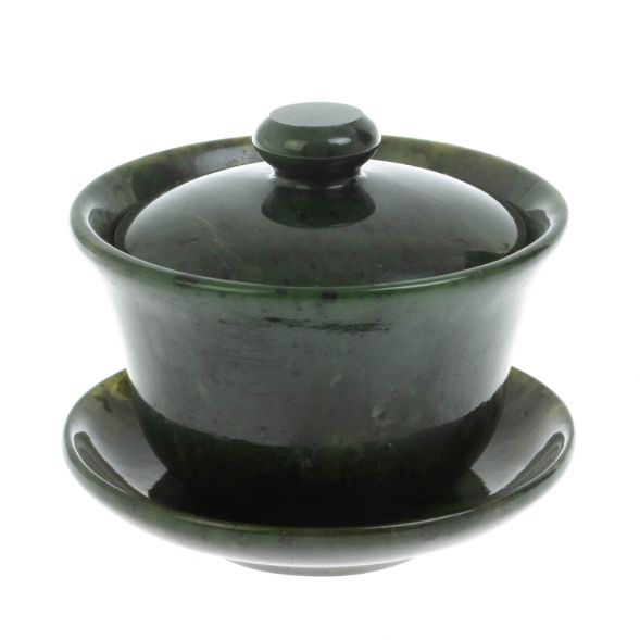 Гайвань из нефрита 9х9х7,5 см 128454