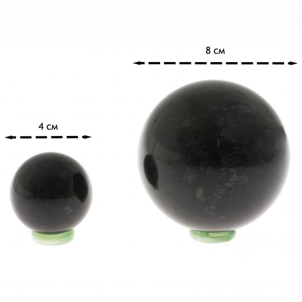 Подставка под шар зеленый агат 2,2-2,5 см 130011