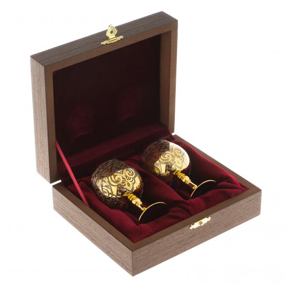 Набор из двух рюмок &amp;quot;Коньячный&amp;quot; 50 мл Златоуст 122302