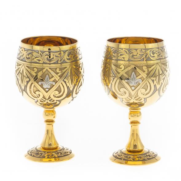 Набор из двух рюмок &amp;quot;Коньячный&amp;quot; 50 мл Златоуст 122302