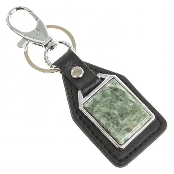 Брелок для ключей с накладкой из парагонита 123440