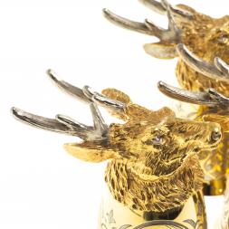 Стопки перевертыши &amp;quot;Олень&amp;quot; 70 мл 3 шт Златоуст