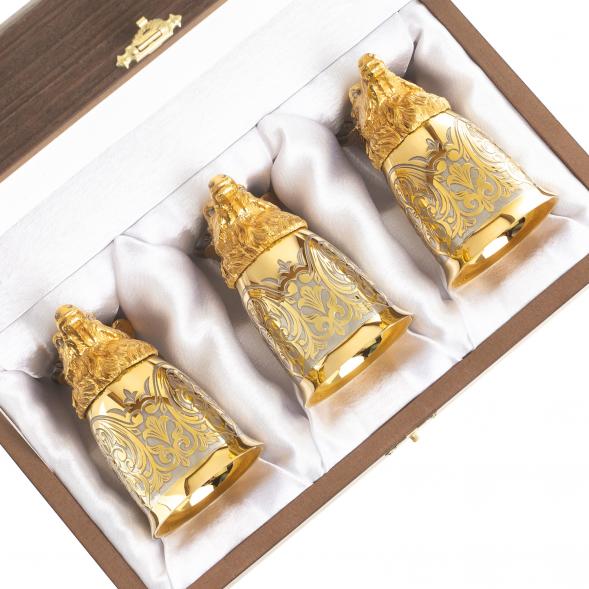 Стопки перевертыши &amp;quot;Олень&amp;quot; 70 мл 3 шт Златоуст 123631