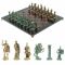 Шахматы "Римские войны" фигуры бронза / патина 44х44 см лемезит