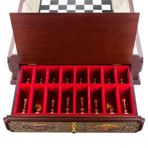 Эксклюзивные шахматы &amp;quot;Баталия&amp;quot; ручная работа Златоуст 120168