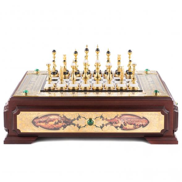 Эксклюзивные шахматы &amp;quot;Баталия&amp;quot; ручная работа Златоуст 120168