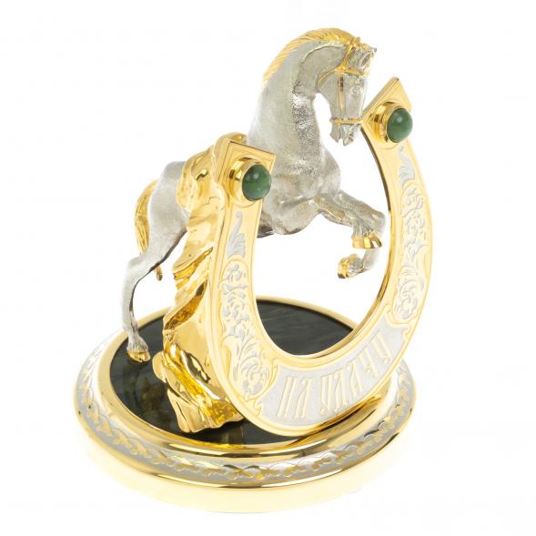 Сувенир &amp;quot;Подкова на удачу&amp;quot; нефрит Златоуст 129939