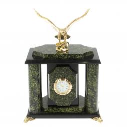 Часы &amp;quot;Орёл&amp;quot; из баженовского змеевика