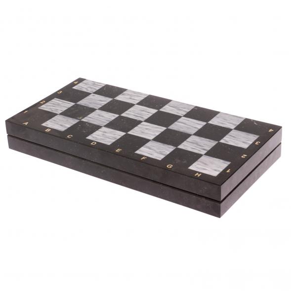 Шахматный набор 3 в 1 &amp;quot;Ящерица&amp;quot; мрамор, гранит с гравировкой 126803