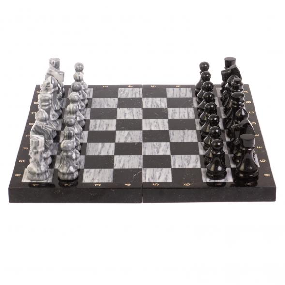 Шахматный набор 3 в 1 &amp;quot;Ящерица&amp;quot; мрамор, гранит с гравировкой 126803