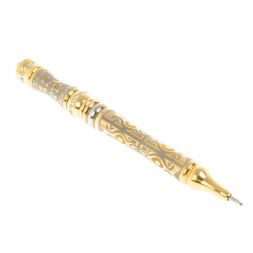 Ручка &amp;quot;Царская&amp;quot; с фианитами мужская Златоуст