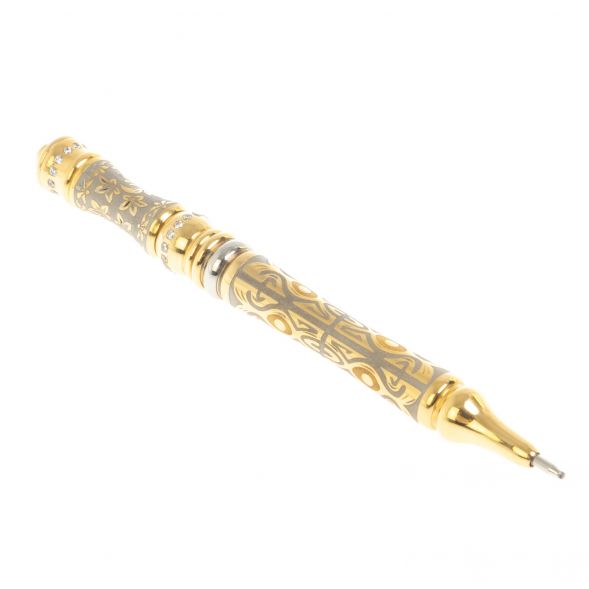 Ручка &amp;quot;Царская&amp;quot; с фианитами мужская Златоуст 127907