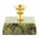Подсвечник церковный из змеевика 120016