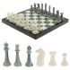 Шахматы &amp;quot;Стаунтон&amp;quot; доска 40х40 см мрамор / шабровский змеевик 129353
