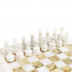 Шахматы &amp;quot;Битва&amp;quot; доска 25х25 см оникс мрамор