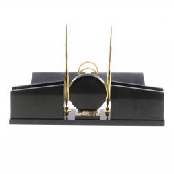 Письменный прибор &amp;quot;Фаворит&amp;quot; с календарницей офиокальцит