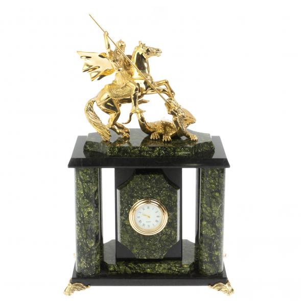 Часы &amp;quot;Георгий Победоносец&amp;quot; из баженовского змеевика 126502