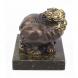Статуэтка &amp;quot;Пара бегемотов средние&amp;quot; бронза змеевик 117938