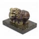 Статуэтка &amp;quot;Пара бегемотов средние&amp;quot; бронза змеевик 117938