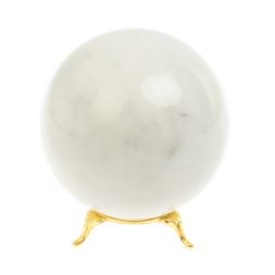 Шар из белого мрамора диаметром 9,5 см