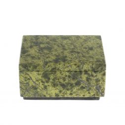 Шкатулка малая из змеевика 9,5х7х5 см