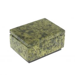 Шкатулка малая из змеевика 9,5х7х5 см