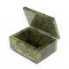 Шкатулка малая из змеевика 9,5х7х5 см 129121