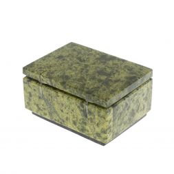 Шкатулка малая из змеевика 9,5х7х5 см