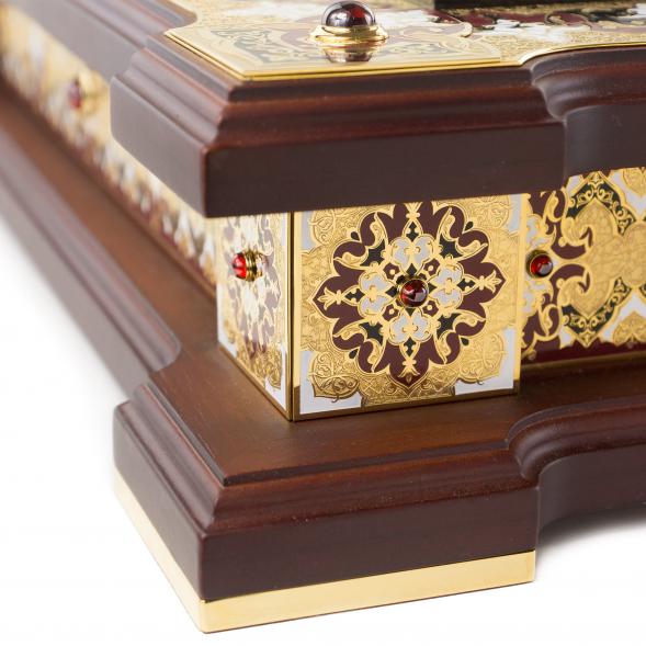 Эксклюзивные нарды &amp;quot;Орнамент&amp;quot; камень яшма Златоуст 120920